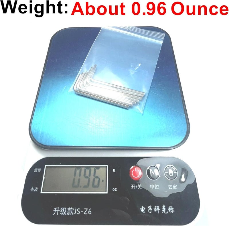 ZDingTech 10pcs 3/32 Allen Wrench sets,3/32" Hex Key Wrench set,allen key Door Key L Shaped hex wrench set with Long Arm. - Image 4